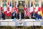Ministers and officials at the G7 talks were at pains to emphasise their accord did not mean the world had agreed changes to international taxation © Stefan Rousseau/Pool via AP