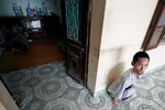 A 41-year-old man who was exposed to Agent Orange, pictured at his house in Bac Ninh province in August 2018: time is running out for Vietnamese victims. © Reuters