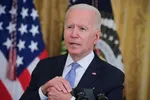 Tổng thống Mỹ Joe Biden trả lời câu hỏi từ báo giới tại Nhà Trắng. Ảnh: REUTERS