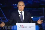 Tổng thống Nga Vladimir Putin. (Ảnh: AFP/TTXVN)