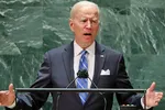 Tổng thống Joe Biden phát biểu trong phiên họp thứ 76 của Đại hội đồng Liên hợp quốc tại trụ sở New York vào thứ Ba (21/9). Ảnh: AP.