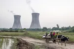 Nhà máy điện than Dadri của công ty NTPC Ltd. tại Gautam Budh Nagar, Uttar Pradesh, Ấn Độ - Ảnh: Getty Imags