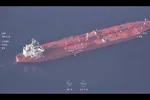 This frame grab from a video released by Iran’s paramilitary Revolutionary Guard on Wednesday, Nov. 3, 2021, shows the seized Vietnamese-flagged oil tanker in the Gulf of Oman. Iran seized the tanker in the Gulf of Oman last month and still holds the vess