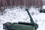 Trong bức ảnh ngày 25 tháng 1 năm 2022, các bệ phóng tên lửa Iskander của quân đội Nga vào các vị trí trong cuộc tập trận ở Nga. (Bộ Quốc phòng Nga qua AP, File)