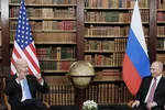 Tổng thống Joe Biden và Tổng thống Nga Vladimir Putin tại Geneva, Thụy Sĩ. Hình ảnh Mikhail Metzel / Getty
