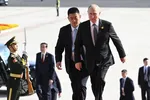 Tổng thống Nga Vladimir Putin đến dự lễ khai mạc Diễn đàn Vành đai và Con đường ở Bắc Kinh, Trung Quốc, ngày 18/10/2023. ẢNH: Reuters