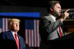 Ông Trump và J.D. Vance hợp tác cho cuộc bầu cử sắp tới. / Ảnh: Reuters