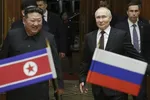 Tổng thống Nga Vladimir Putin và nhà lãnh đạo Triều Tiên Kim Jong Un. (Ảnh: Reuters/ File)