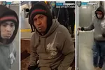 Một người đàn ông bị Sở Cảnh sát New York truy nã để thẩm vấn liên quan đến cái chết của một người phụ nữ bị thiêu sống khi cô đang ngủ trên tàu điện ngầm đang dừng, xuất hiện trong một loạt hình ảnh tĩnh từ video giám sát tại Thành phố New York, Hoa Kỳ, ngày 22/12/2024. 