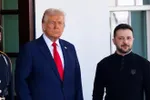 Tổng thống Donald Trump và Tổng thống Ukraine Volodymyr Zelensky ở Nhà Trắng. 