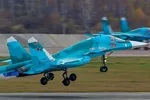 Máy bay chiến đấu Su-34 của Nga có số đăng ký RF-81852 (09 màu đỏ). Nguồn ảnh: Phương tiện truyền thông Nga