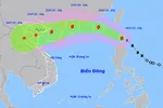 Bão Wipha tiến vào Biển Đông, biển động dữ dội