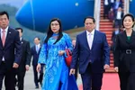 Lễ đón chính thức Thủ tướng Phạm Minh Chính và phu nhân tại Hàn Quốc