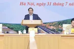 Thủ tướng Phạm Minh Chính chủ trì hội nghị của Ban chỉ đạo nhà nước các công trình, dự án quan trọng quốc gia, trọng điểm ngành GTVT. Ảnh: VIẾT CHUNG