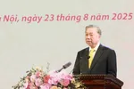 Tổng Bí thư Tô Lâm phát biểu tại kỷ niệm 80 năm Ngày truyền thống Ngành Văn hóa. Ảnh: VIẾT CHUNG