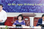 Chủ tịch UBND TPHCM Nguyễn Thành Phong phát biểu tại hội nghị. Ảnh: QUANG PHÚC