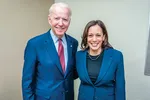 Ông Biden và bà Harris.