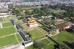 Kinh thành Huế nhìn từ trên cao.