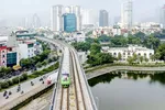 Dự án Đường sắt đô thị Hà Nội tuyến Cát Linh - Hà Đông Ảnh: QUANG PHÚC