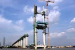 Hạng mục cầu Phước Khánh tạiDự án đường cao tốc Bến Lức - Long Thành.