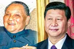 Nếu như ông Đặng Tiểu Bình (trái) thúc đẩy kinh tế đất nước bằng việc ủng hộ người giàu, thì ông Tập Cận Bình chủ trương trấn áp tham nhũng từ các ông trùm là nhà giàu…