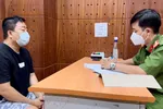 Công an TPHCM lấy lời khai một đối tượng lừa đảo qua mạng