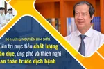 Bộ trưởng Nguyễn Kim Sơn: Kiên trì mục tiêu chất lượng giáo dục, ứng phó và thích nghi an toàn trước