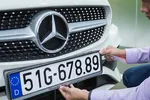 Dự kiến, giá khởi điểm đấu giá biển số ô tô tại Hà Nội và TPHCM là 40 triệu đồng