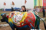 Hội thi vẽ trang trí trâu Lễ hội Tịch điền Đọi Sơn 2023 | Lễ hội