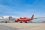 Vietjet đón tàu bay A330 cùng biểu tượng du lịch Việt Nam