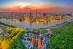 Một góc TPHCM nhìn từ bán đảo Thủ Thiêm.