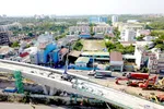 Tuyến metro số 1 (Bến Thành - Suối Tiên) trong quá trình thi công. Ảnh: HOÀNG HÙNG