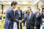 Prime Minister Nguyen Xuan Phuc welcomed business delegations at VBS 2018. Photo: VIET CHUNG