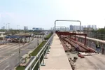 Công trường thi công tuyến metro số 1 Bến Thành-Suối Tiên. (Ảnh: Tiến Lực/TTXVN)