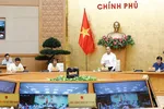 Thủ tướng chủ trì cuộc họp về chống dịch Covid-19 ngày 29-7. Ảnh: QUANG PHÚC