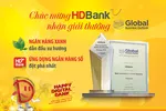 HDBank nhận giải Triển vọng Kinh doanh Toàn cầu năm 2020