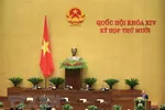 Quang cảnh phiên khai mạc Kỳ họp thứ mười, Quốc hội khóa XIV. (Ảnh: Văn Điệp/TTXVN)