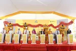 Ông Đỗ Quang Hiển, Chủ tịch HĐQT kiêm Tổng giám đốc Tập đoàn T&T Group và các đại biểu bấm nút khởi công dự án.