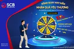 SCB triển khai chương trình “Vòng quay may mắn – Nhận quà yêu thương”