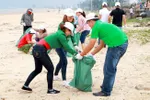Chiến dịch làm sạch bãi biển miền Trung do Huda tổ chức năm 2019.