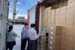 Lô sữa viện trợ được kiểm tra thông quan chiều 15.11