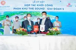 Lễ ký kết hợp tác khởi công phân khu The Sound – Giai đoạn 2