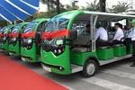 Trước đó, TP.HCM đã mở 3 tuyến buýt điện loại 12 chỗ không trợ giá phục vụ khách tham quan và nội bộ khu dân cư - Ảnh: CHẾ THÂN