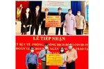 Đại diện Tập đoàn T&T Group và Ngân hàng SHB trao tặng trang thiết bị vật tư y tế hỗ trợ công tác phòng, chống dịch COVID-19 cho tỉnh Lầm Đồng và Kiên Giang.