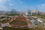 Lô đất 3-12 có diện tích hơn 10.000 m2 được mua với giá24.500 tỷ đồngtrong khi lô đất 3-8 rộng 8.500 m2 bán đấu giá thành công ở mức4.000 tỷ đồng. Ảnh:Chí Hùng.