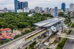 Dự án đường sắt đô thị Nhổn-ga Hà Nội bị chậm tiến độ hoàn thành, tăng tổng mức đầu tư. (Ảnh: CTV/Vietnam+)
