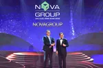 Đại diện NovaGroup nhận giải “Doanh nghiệp xuất sắc châu Á"