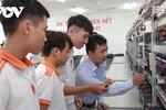 Trường Cao đẳng Công nghệ cao Đồng An đầu tư máy móc thiết bị hiện đại giảng dạy.