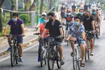 Dự kiến, từ ngày 29 tháng Chạp, người dân Hà Nội sẽ được trải nghiệm dịch vụ xe đạp công cộng (Ảnh minh họa: TTXVN)