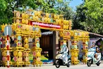 Công tác chuẩn bị cho các điểm diễn ra các hoạt động tại Festival Nghề truyền thống Huế 2023 cơ bản hoàn tất.